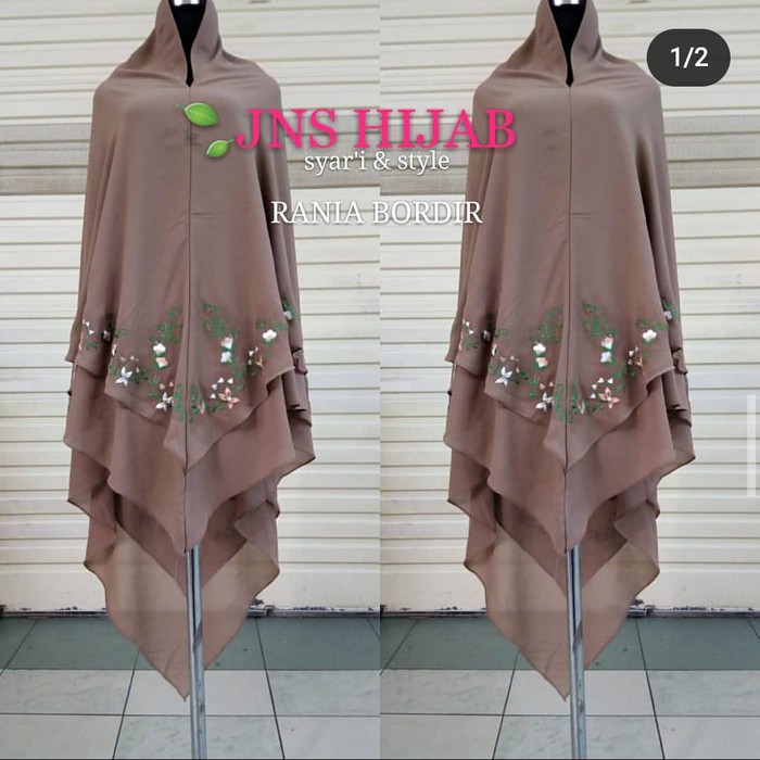 Khimar rania bordir ori by jns hijab