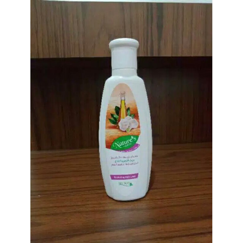 Nature's garlic shampoo/nature's marrow cream/ Shampoo dan konditioner/ shampoo anti rontok/ rambut