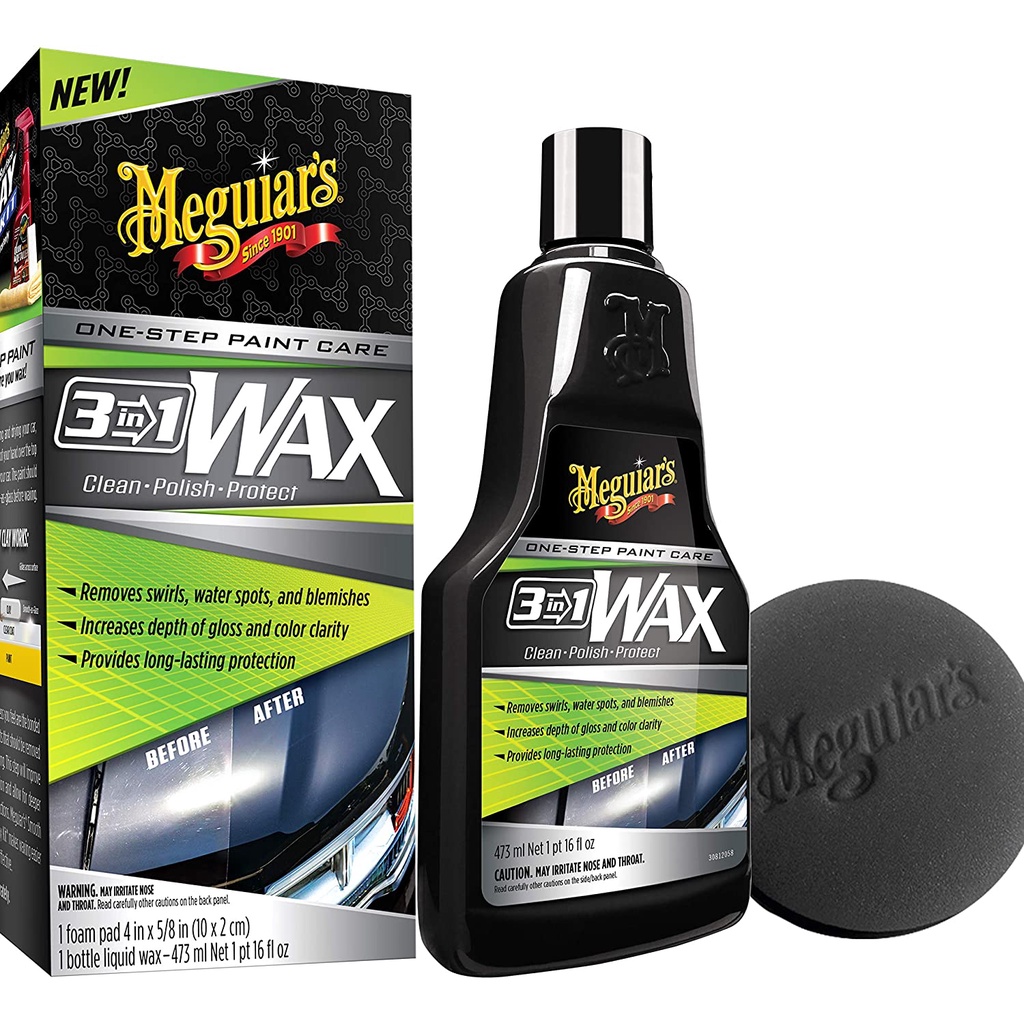 Meguiars - Meguiar's 3 in 1 Wax One Step Paint Care G191016, Pengkilap Mobil