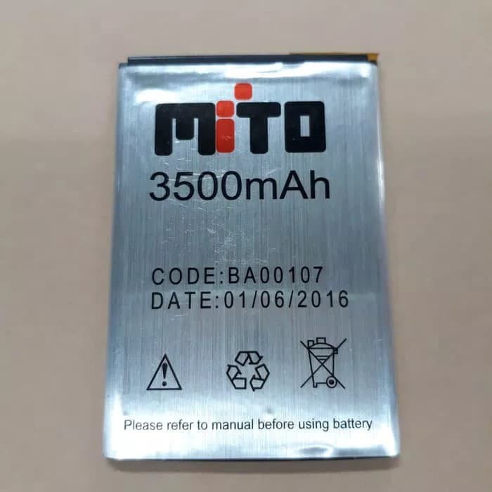 Battery Batre Batu Baterai Mito A380 BA-00107 BA00107