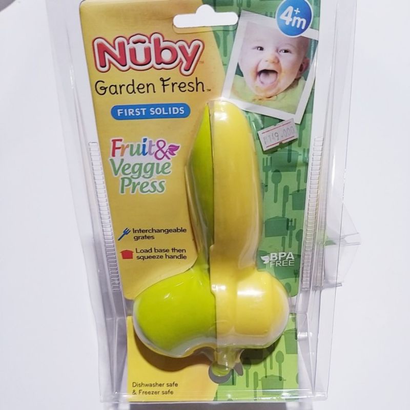 Nuby Garden Fresh Fruit &amp; Veggie Press Food Maker