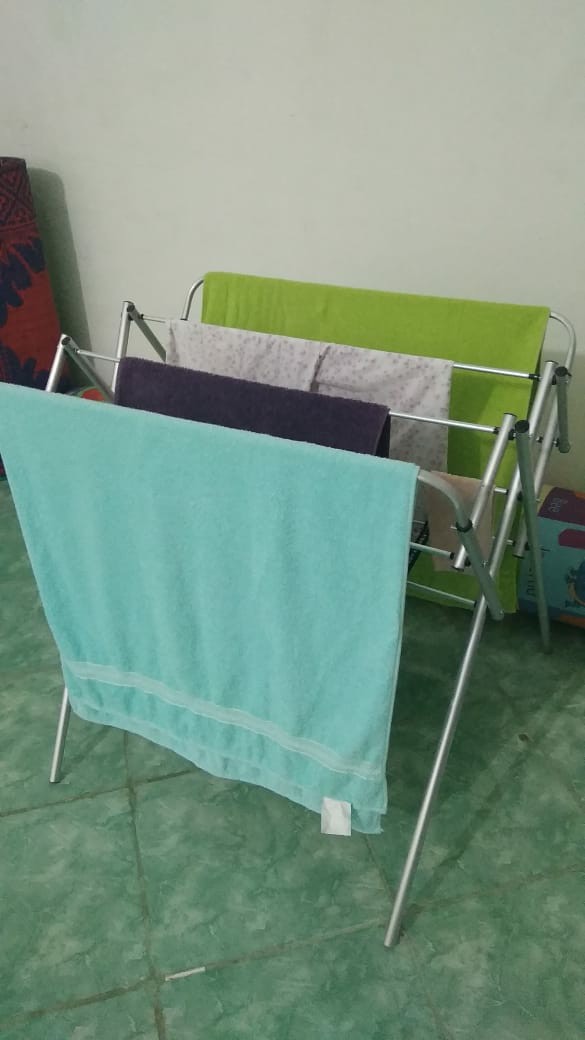 Jemuran Pakaian / Jemuran Baju / Jemuran Handuk / Rak Handuk / Rak Baju / Alumunium / Stainless