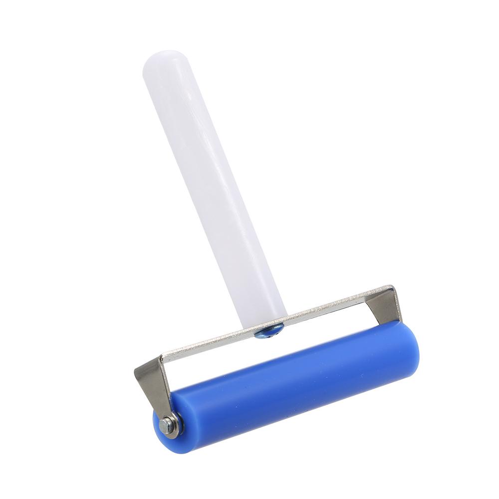 Rebuy Silicone Roller Blue 10cm Aksesoris Telepon Karet Lembut Handphone Layar Laptop Ponsel Repair Tools