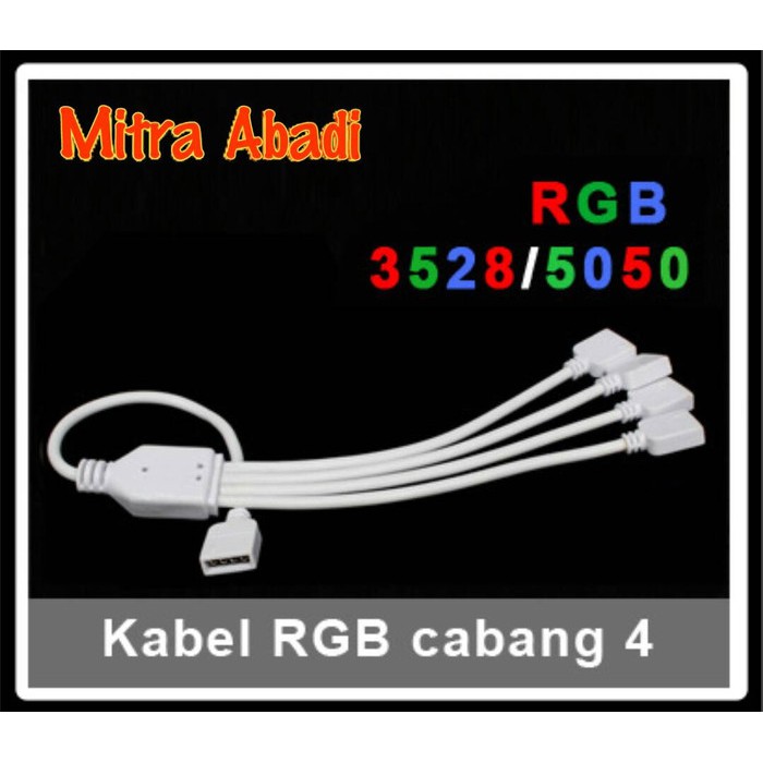 Kabel RGB Cabang 4