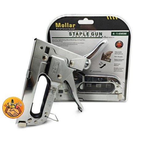 

Staple Gun Stepler Hekter Mollar 3in1 jok kulit kardus