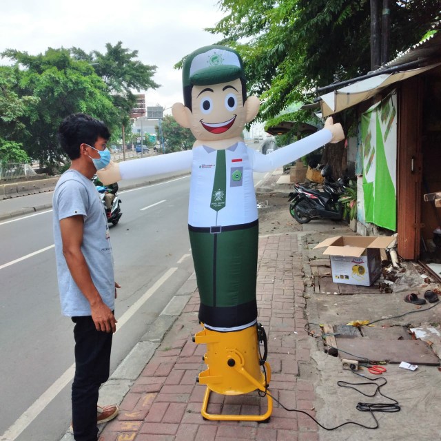 Balon Joget Angin,maskot Joged,sky Dancer
