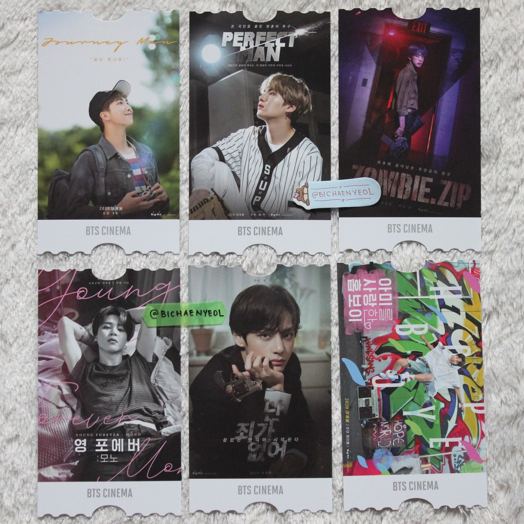 BTS Sharing 6th Army Kit Photo Ticket RM Jin Suga Jimin V Jhope Jungkook Photocard Photo Card MD
