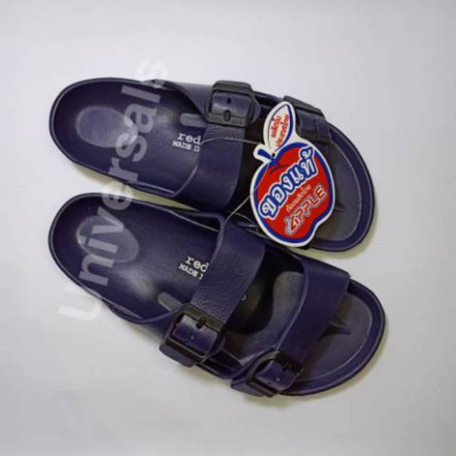 RED APPLE SANDAL DOUBLE STRAP UNISEX ORIGINAL THAILAND MURAH - BG2562 QR0255-2