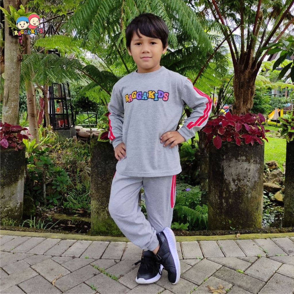 Setelan Baju Olahraga Anak Bahan Kaos Terbaru Nyaman Adem Raggakids