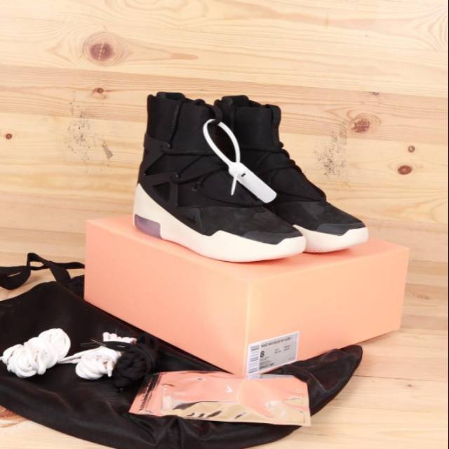 Nike X Fear Of God 1 Black Light Bone