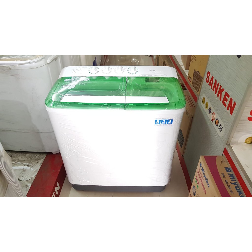 Featured image of post Mesin Cuci Midea 2 Tabung 8 Kg Hisense top loading 8 kg light grey