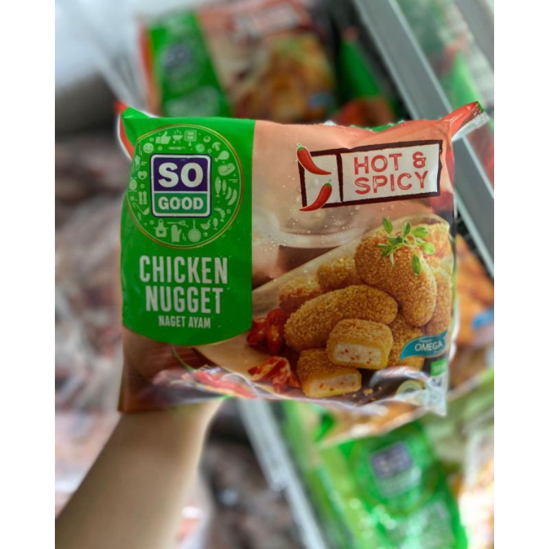 

SO GOOD CHICKEN NUGGET HOT N SPICY 400gr Jateng only