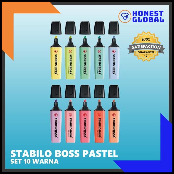 

Daisydooo | Stabilo Set 10 Warna - Boss Pastel All Colors Termurah