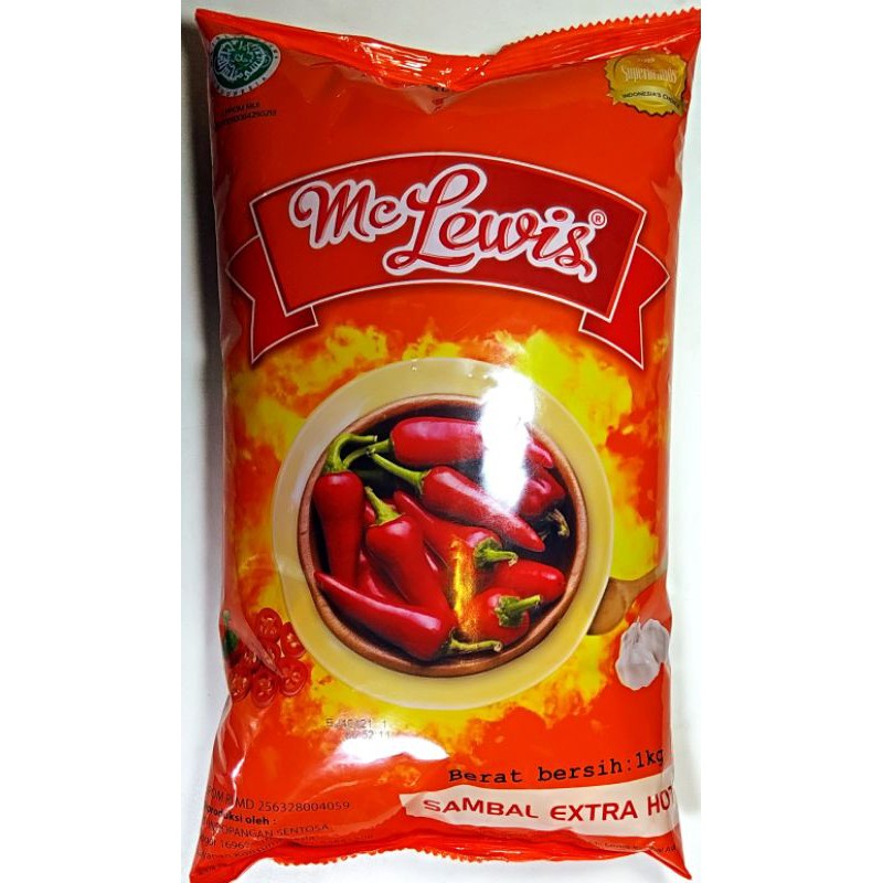 

Mc Lewis Sambal Ekstra Hot 1Kg