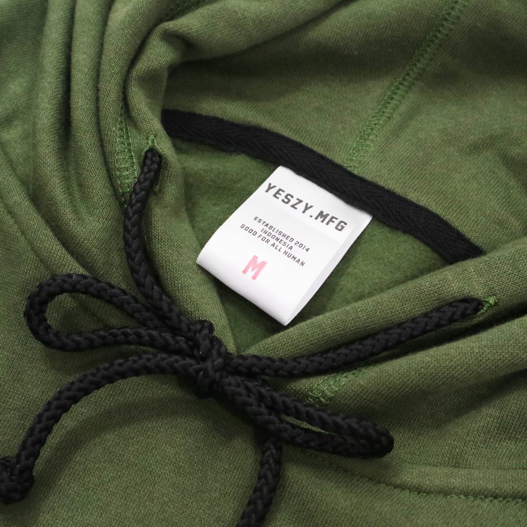 YESZY.MFG Hoodie Olive Cyber F Black