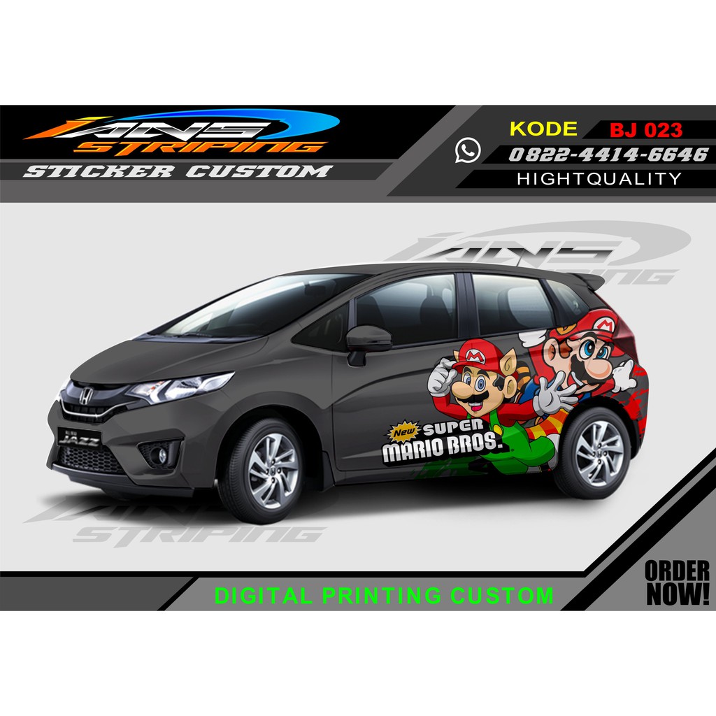 DECAL STICKER MOBIL HONDA JAZZ