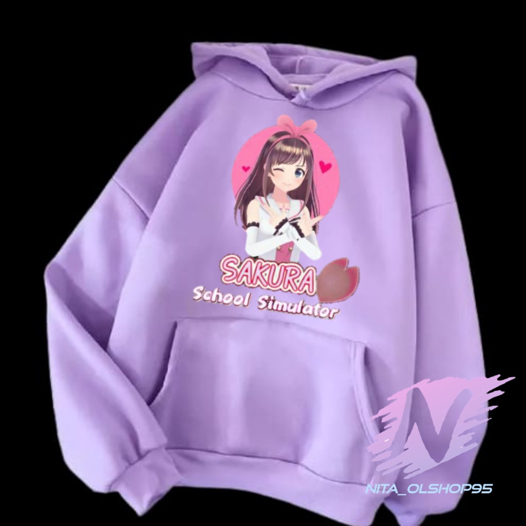 HOODIE SAKURA SCHOOL SIMULATOR SWETER ANAK SAKURA TERBARU