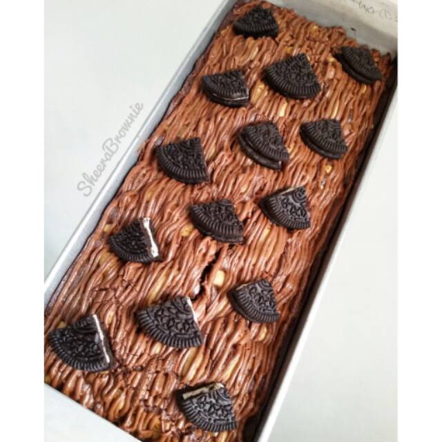 

Plain/Oreo/KitKat + Nutella Oreo CC Cashew Brownies