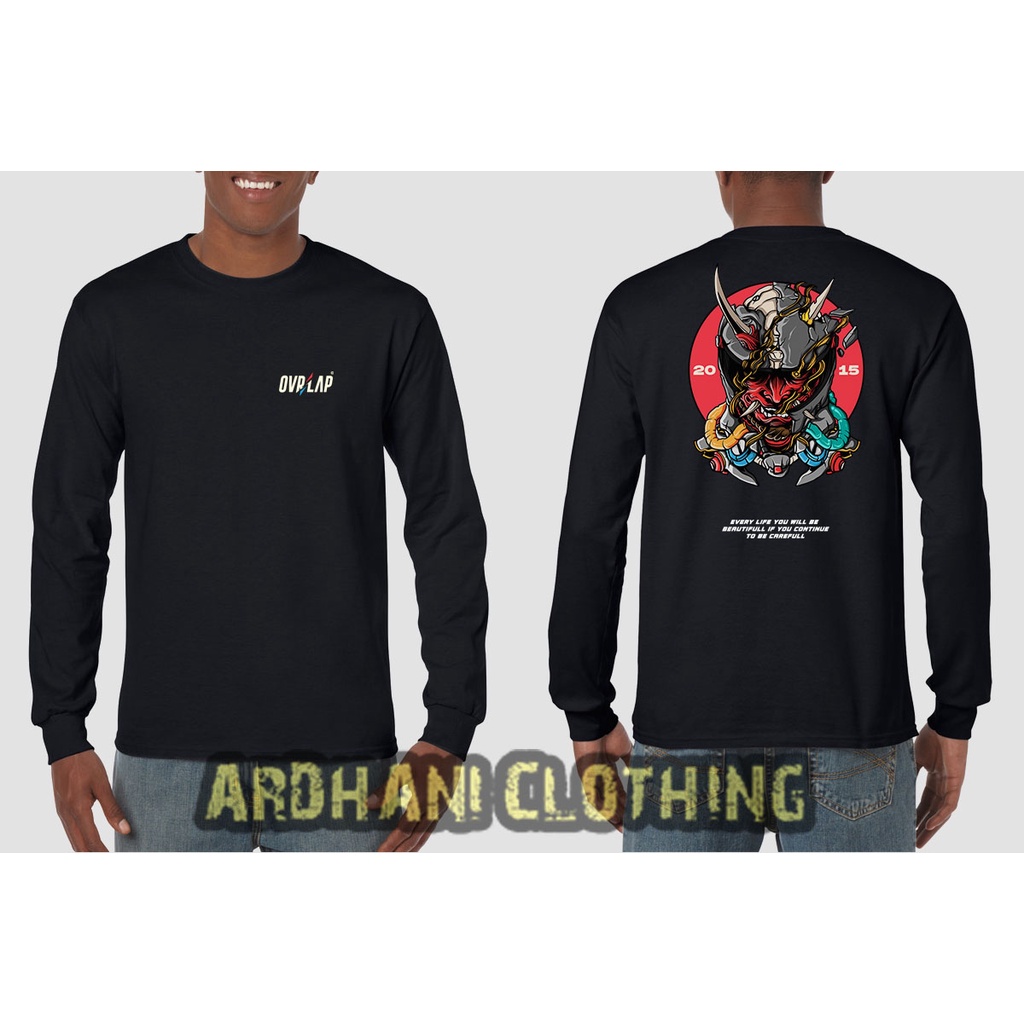 KAOS TANGAN PANJANG OVRLAP SUNMORI HIGH QUALITY