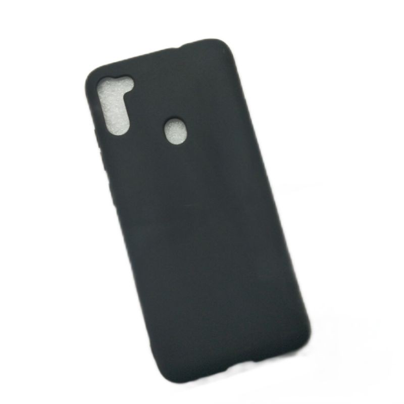 SOFTCASE CASE CASING BLACK MATTE DOFF SAMSUNG M11
