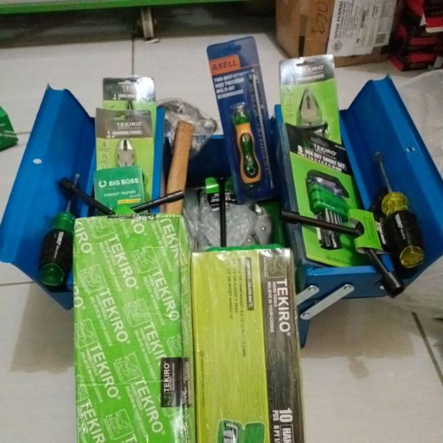 Tool Kit Tekiro 19pcs Tool Set Perkakas Kunci Bengkel