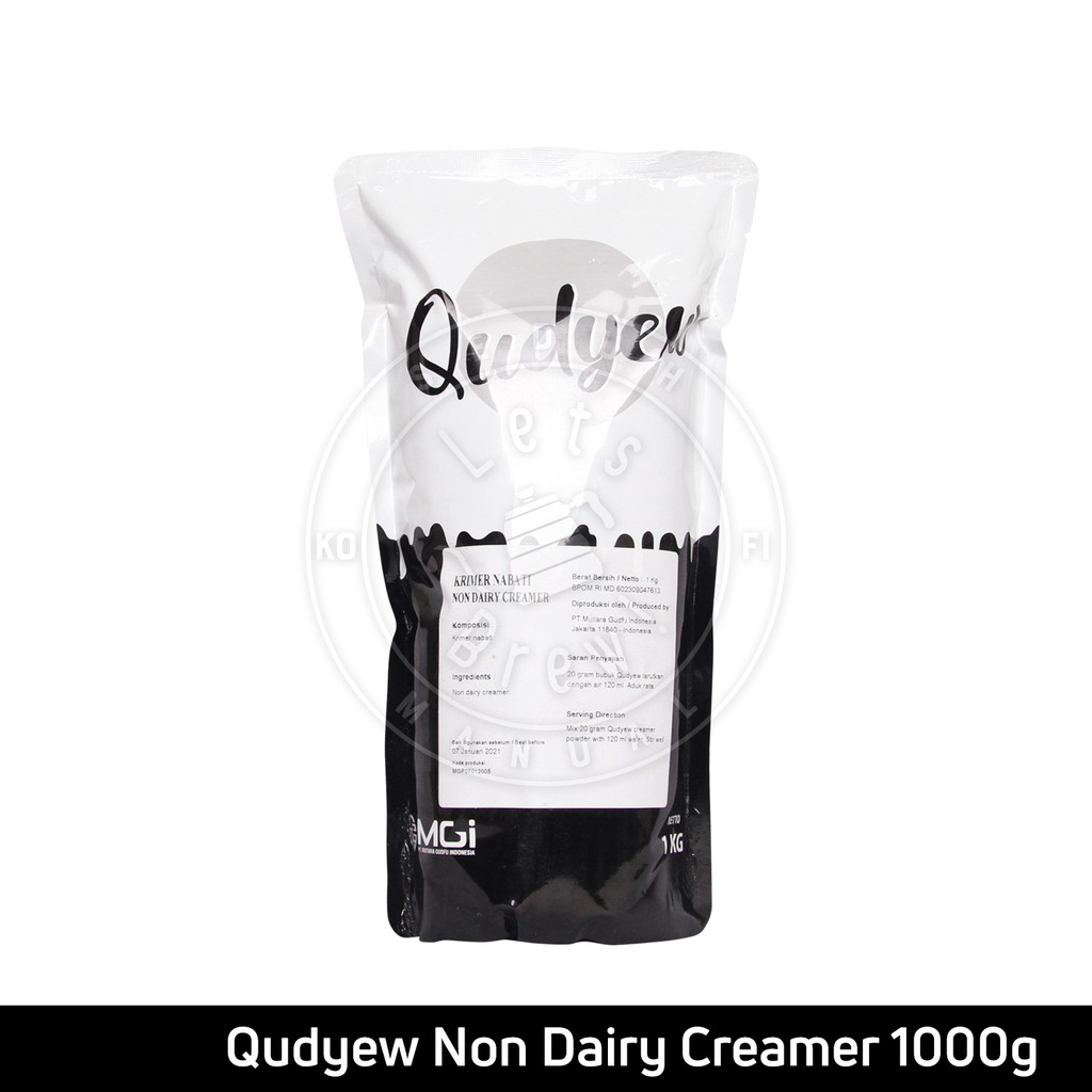 

QUDYEW NON DAIRY CREAMER 1000GR / CREAMER NABATI 1KG