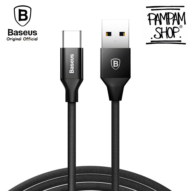 BASEUS ORIGINAL Kabel Data Yiven Type C USB 120CM  Fast Charging Quick Charge 3A Cable Casan Charger