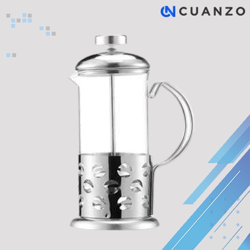 Alat Pembuat Kopi Press Manual Espresso / French Press Coffee Maker 350ml Teko Pembuat Kopi Stainless Steel Tea Pot Bening / Teko Cafe Barista Restoran Tahan Panas / Katel Penuang Penyaji Minuman Beverages Penampung Air / Teko Kopi Espresso Barista Murah