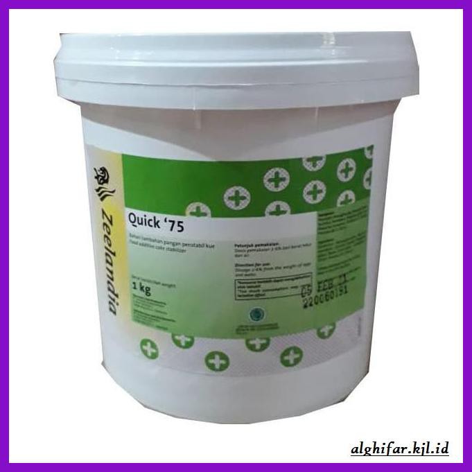 

Redwop-Gnikab- Quick'75 Emulsifier / Pengembang 1Kg -Hallall.