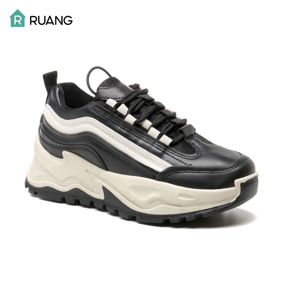 Sepatu Sneakers Wanita Casual Sport Shoes Black | sepatu wanita | sepatu sneakers wanita korea | sepatu korea wanita | sepatu casual