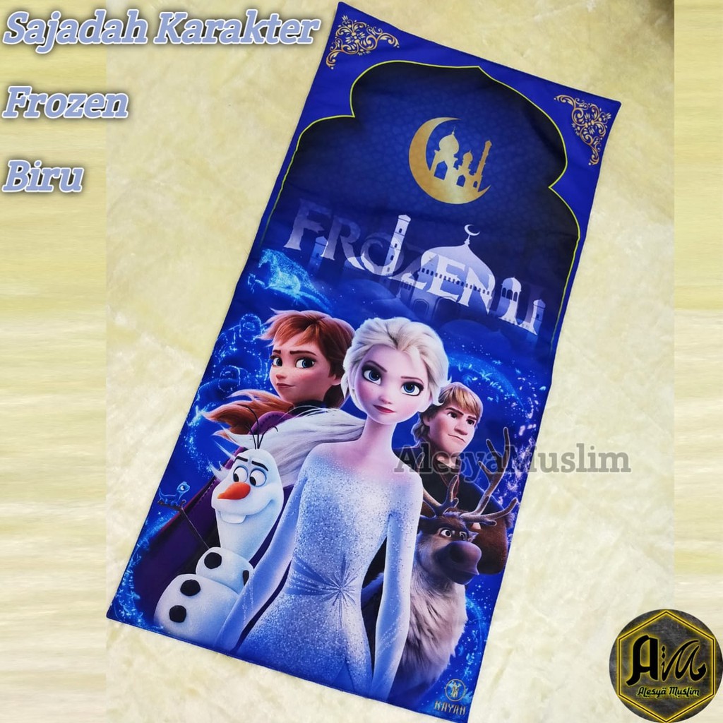 Sajadah Karakter Anak Perempuan Tiga Dimensi Frozen/Harga Grosir/BestSeller/Bisa Bayar Di Tempat