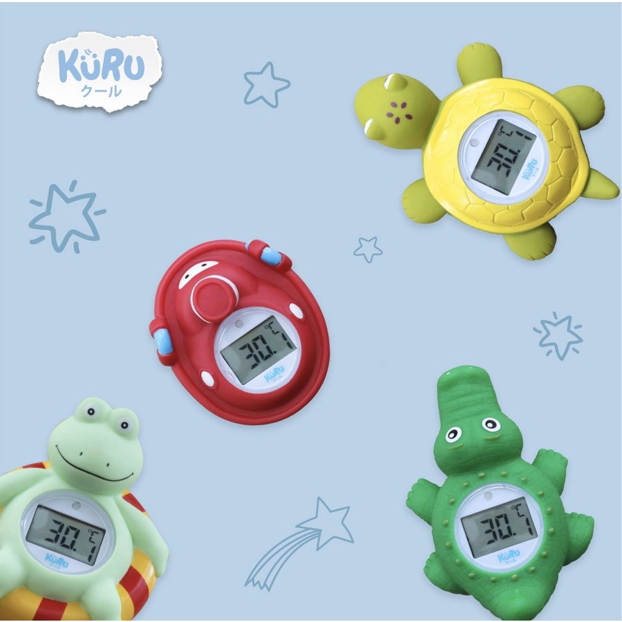 KURU Baby Bath &amp; Room Thermometer | Termometer Mandi Anak