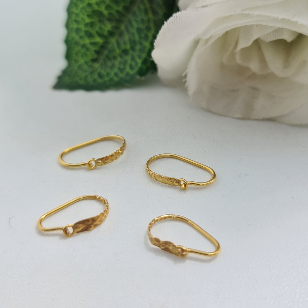 Anting Ular Bayi Emas Muda