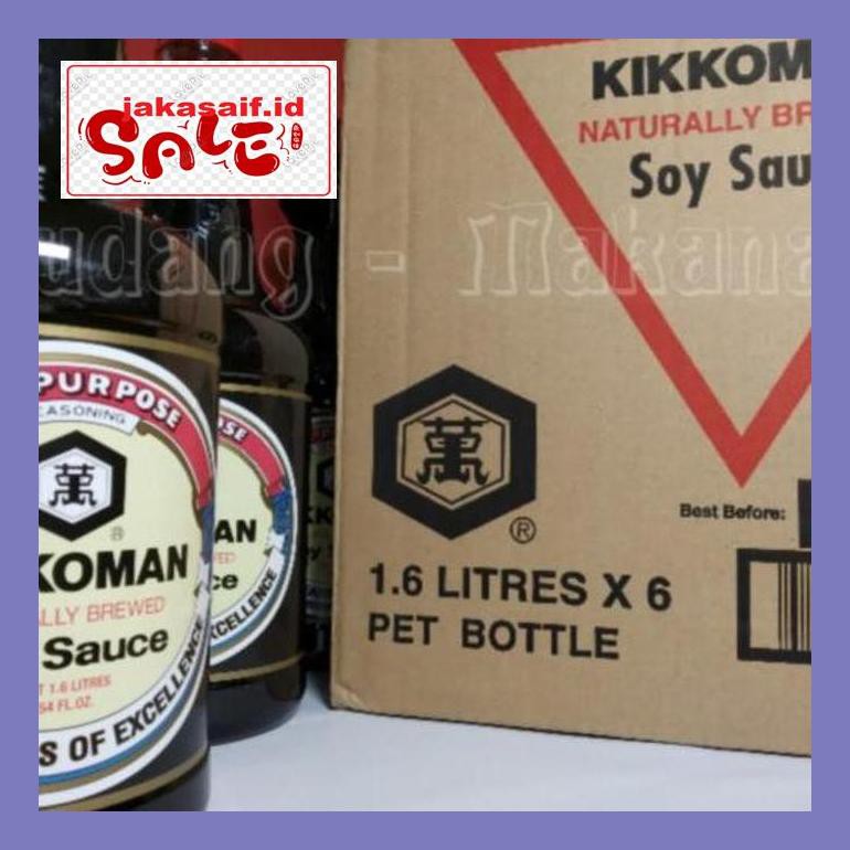 

504Sbu Kikkoman Soy Sauce 1.6 Liter - Pack Standard Bud0Mb