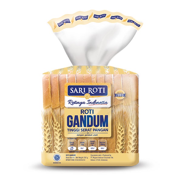 

Sari Roti Gandum 350 gr