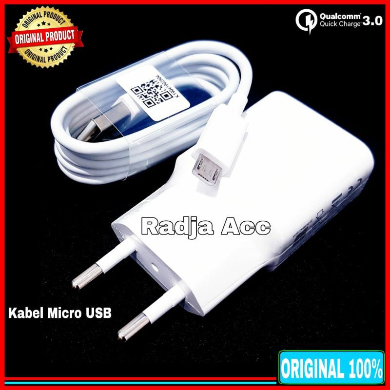 Charger Xiaomi Original 100% Fast Charging Micro USB Resmi Indonesia