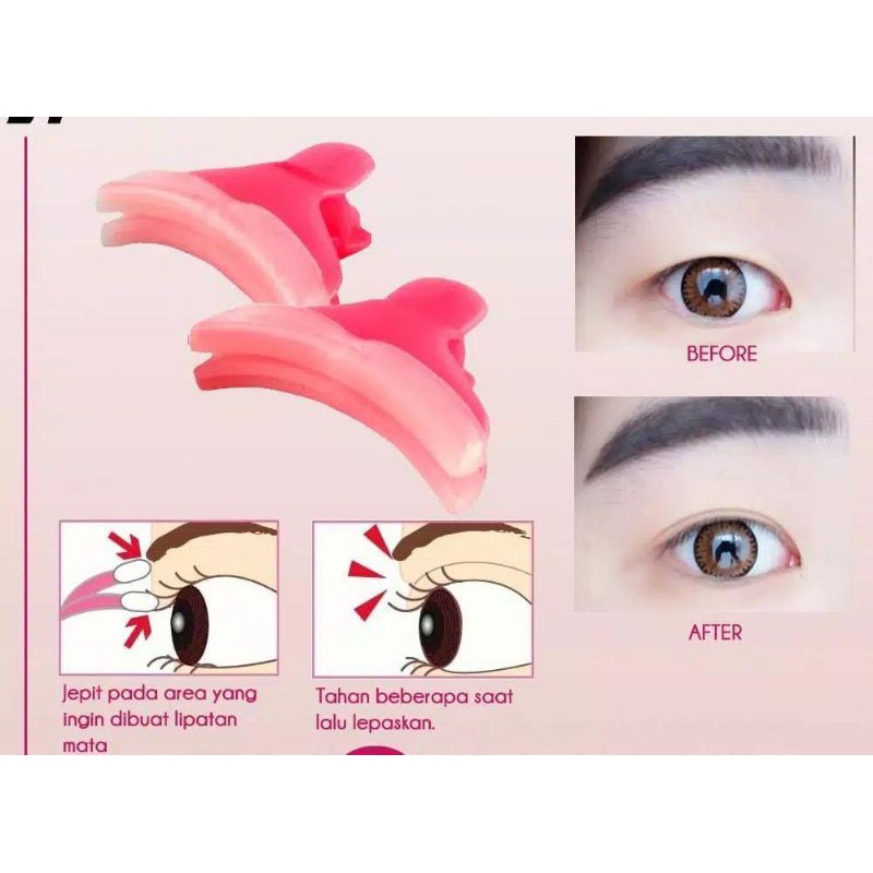 Laristerus79 ⭐⭐⭐⭐⭐ SEPASANG DOUBLE EYELID alat pembentuk penjepit lipatan kolopak mata alami