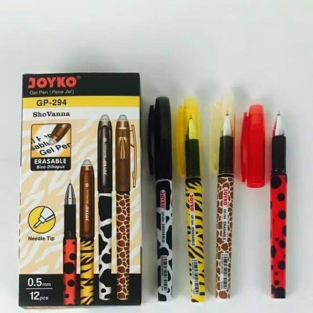 

Pulpen Shovanna GP-294 Joyko Bisa hapus/Erasable Pen Per Pcs