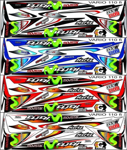 Stiker Motor Vario 110 Fi motorcyclepict co Stiker Motor Vario 110 Fi motorcyclepict co