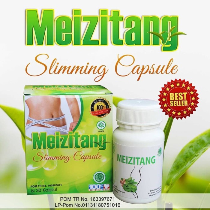 MEIZITANG CAPSUL SLIMMING ORIGINAL KAPSUL PELANGSING MEIZITANG AMPUH