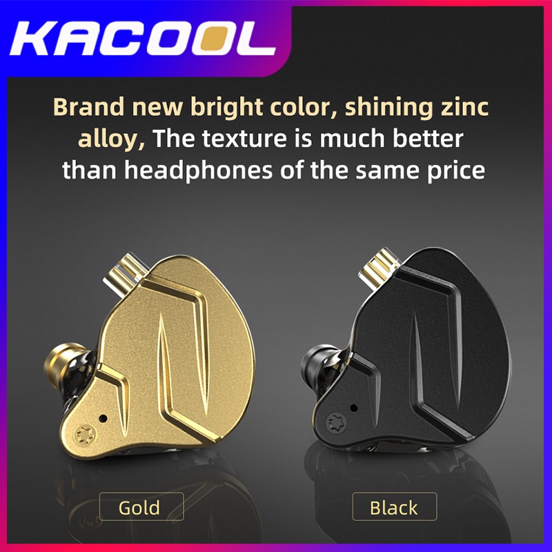 KZ ZSN Pro X with Mic 1BA+1DD Hybrid Driver In Ear Earphone Monitor Earphones Headset Gaming Murah Earphone Hybrid Headset Mic Headset