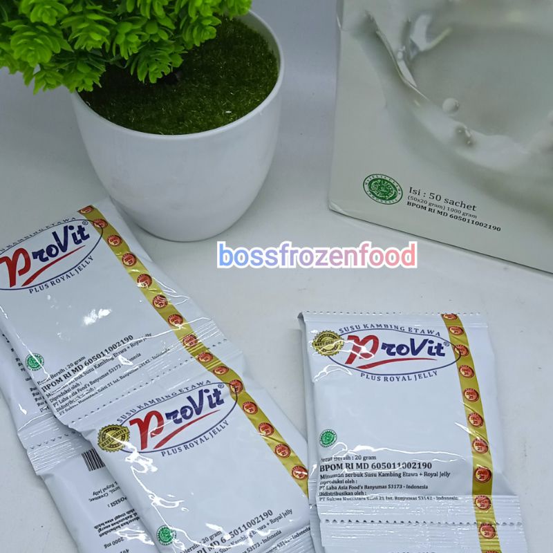 

provit susu kambing etawa plus royal jelly 10 sachet @20g