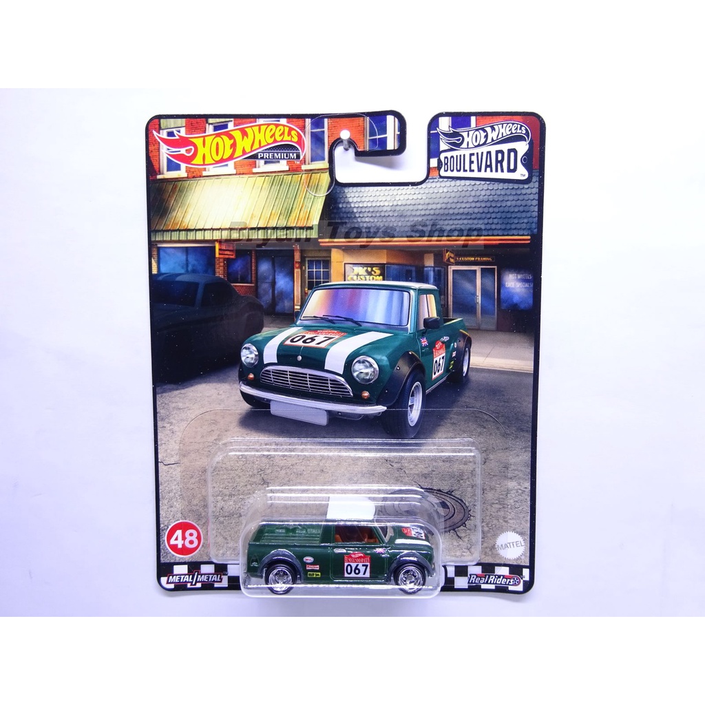 Hot Wheels Boulevard 67 Austin Mini Pickup Hijau No. 067