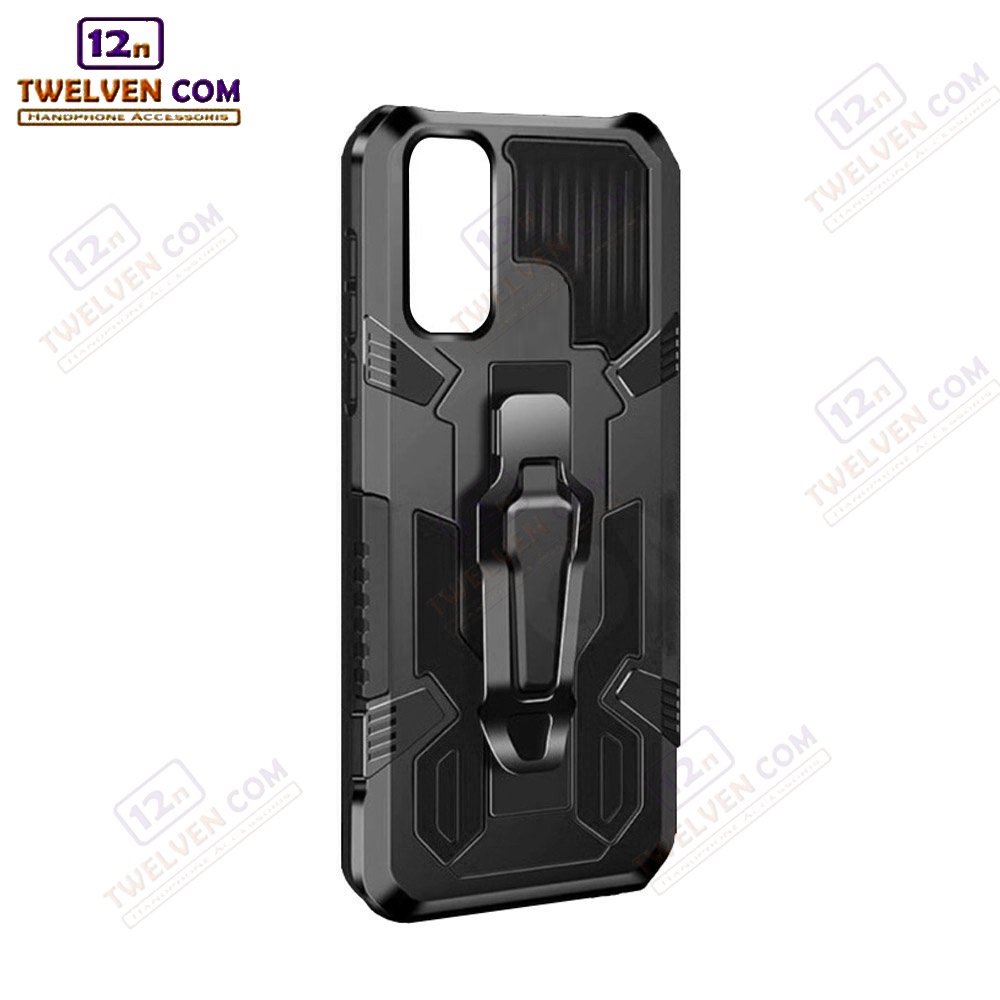 Case Shockproof Vivo Y51 2020 Armor Hardcase Stand Clip