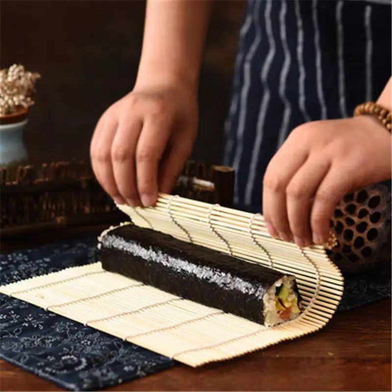 Gulungan Sushi Bamboo Rolling Mats Alat Penggulung Nasi Japanese Sushi