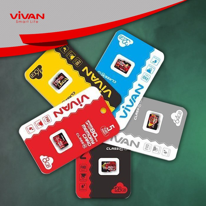 VIVAN Memori Class 10 Speed 100mbps 16Gb, 32Gb, 64Gb