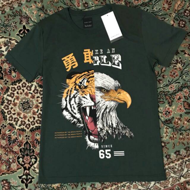 Zara Man original print tee / shirt kaos zara