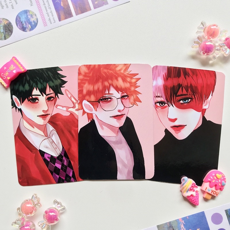 My Hero Academia BNHA Photocard / polaroid Boku No Hero Academia by onintwin
