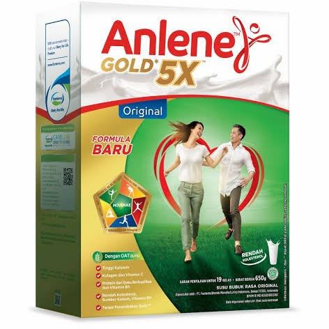 

Susu Anlene Gold 600 Gram (Original - Vanila - Coklat)