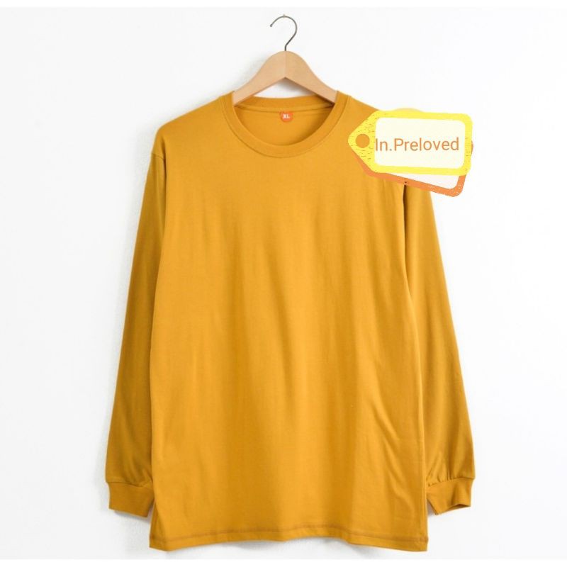 New baju atasan wanita tangan panjang, warna mustard